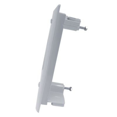 Image showing  1-Gang Split Cable Plate with Flexible Opening, Ultra White (1 Pack)
