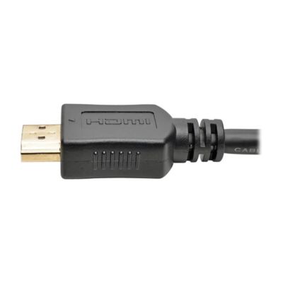 Image showing  1900 x 1200 at 60 Hz HDMI Male to VGA Male Low-Profile Active Adapter Cable, 6 ft., Black, P566-006-VGA
