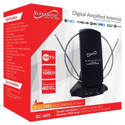 Image showing  HDTV Digital Amplified Indoor Antenna