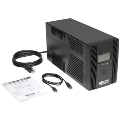 Image showing  OmniSmart 180-Watt 1,500-VA Line-Interactive Tower UPS System with Surge Protection, 10 Outlets, 6-ft.