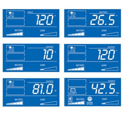 Image showing  OmniSmart 180-Watt 1,500-VA Line-Interactive Tower UPS System with Surge Protection, 10 Outlets, 6-ft.