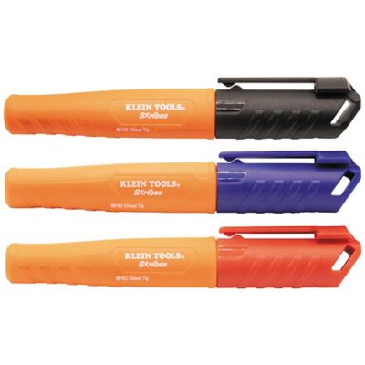 Image showing  Skribes Chisel Tip Permanent Markers, Multi-Color, 3 pc.