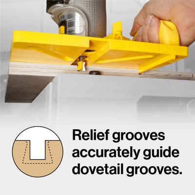 Image showing 5 th MICROJIG MATCHFIT Grid Routing Guide Kit - 1/4 in. Shank