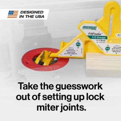 Image showing  FITFINDER Lock Miter Router Bit (1/2 in. Shank)