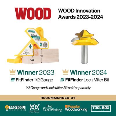 Image showing 7 th MICROJIG FITFINDER Lock Miter Router Bit (1/2 in. Shank)