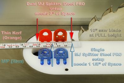 Image showing  MJ SPLITTER SteelPro 1/8 in.