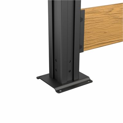 Image showing 8 th Veikous Outdoor Fir Wood Flat Top Privacy Fence Screen for Soft and Hard Ground