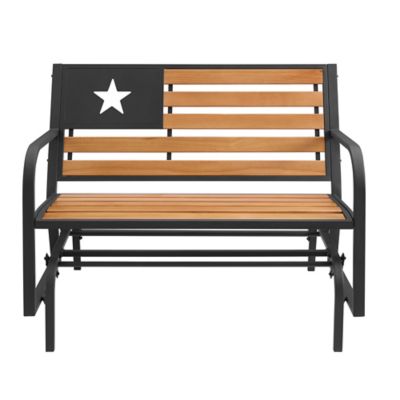 Red Shed 46.5 in. Texas Glider Bench