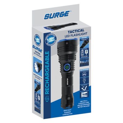 Surge 5,000 Lm Rechargeable Flashlight