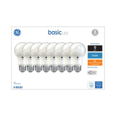 Image showing  Basic Daylight LED 40 W A19, 8 pk.