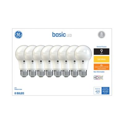 Image showing  Basic Soft White LED 40 W A19, 8 pk.