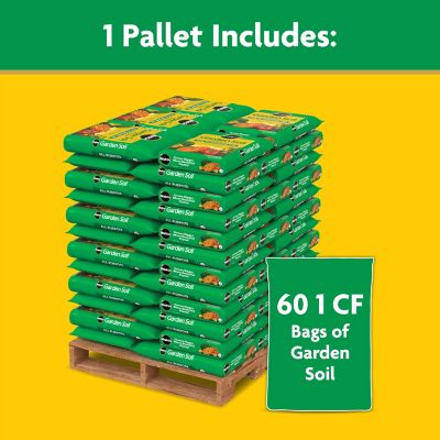 Image showing  Garden Soil All Purpose Bulk Pallet, For In-Ground Use, 60 cu. ft.