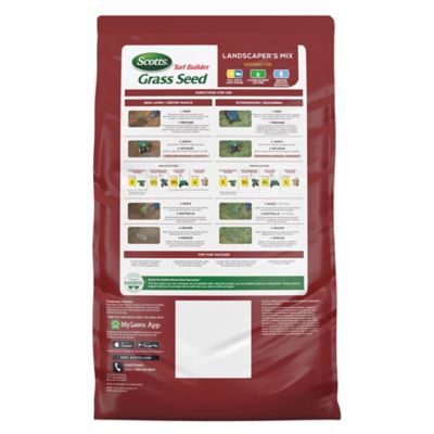 Image showing  Turf Builder Grass Seed Landscaper's Mix Bulk Lawn Seed Pallet, 800 lbs.