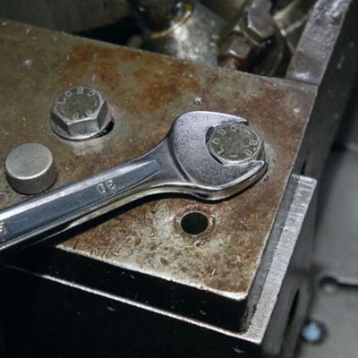 Image showing  Set of 9 Metric, 12-Point 15 deg. Offset Combination Wrenches