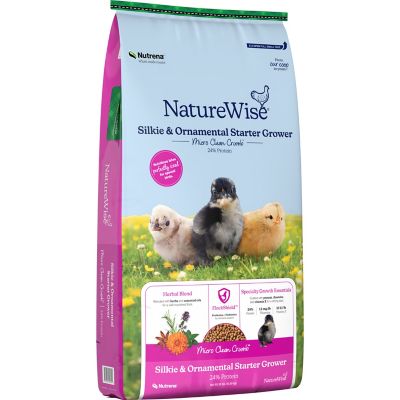 Image showing  Silkie & Ornamental Chick Starter Grower Clean Mini Crumble 30 lb.