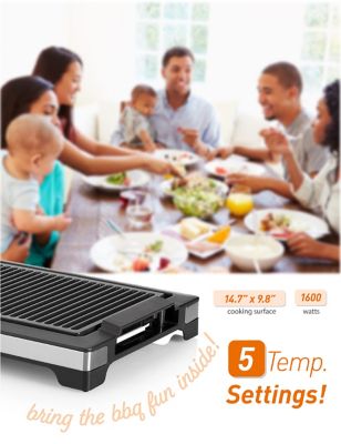 Image showing  Indoor Grill for Countertop Electric Grill with Adjustable Temperature Control