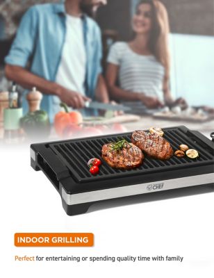 Image showing  Indoor Grill for Countertop Electric Grill with Adjustable Temperature Control