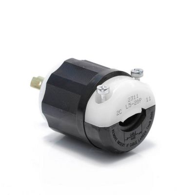 Image showing Industrial Grade 20 Amp 125-Volt Locking Plug