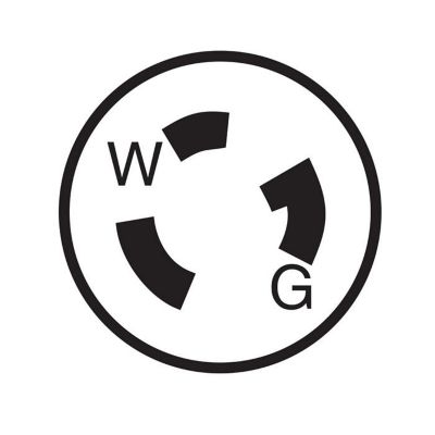 Image showing Industrial Grade 20 Amp 125-Volt Locking Plug