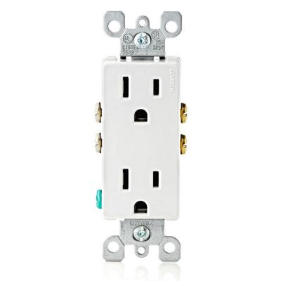 Leviton Decora 15 Amp 125-Volt Grounding Duplex Outlet/Receptacle