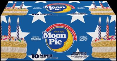 MoonPie Mini Birthday Cake Semiquincentennial Celebration Pack