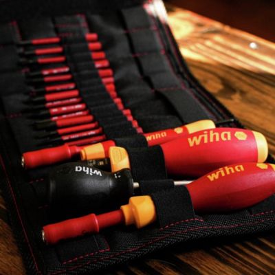 Image showing 6 th Wiha Tools 20 pc. Insulated TorqueVario-S (10-50 In/lbs) and SlimLine Blade Set
