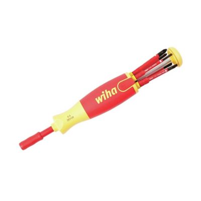 Wiha Tools 7 pc. Insulated SlimLine Ultra-Driver Blade Set Slotted, Phillips