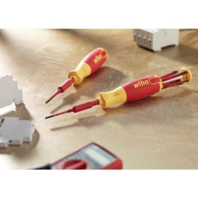 Image showing  7 pc. Insulated SlimLine Ultra-Driver Blade Set Slotted, Phillips