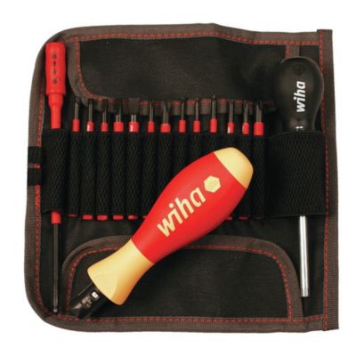 Image showing  16 pc. Insulated TorqueVario-S (18-62 In/lbs) and SlimLine Blade Set
