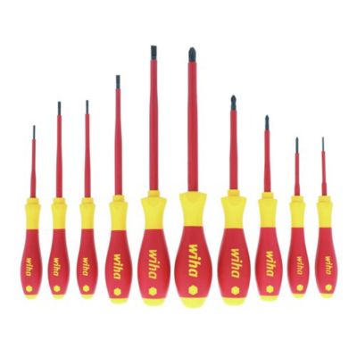 Wiha Tools 10 pc. Insulated SoftFinish Screwdriver Set