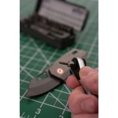 Image showing 6 th Wiha Tools 32 pc. GoBox Security Bit Set with Mini Ratchet