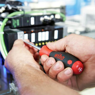 Image showing  10 pc. SoftFinish Cushion Grip Screwdriver Tray Set