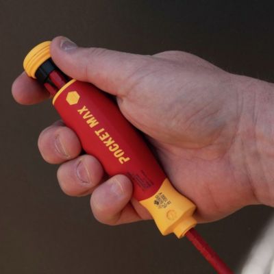 Image showing 6 th Wiha Tools 6 pc. Insulated SlimLine PocketMax Multi-Driver