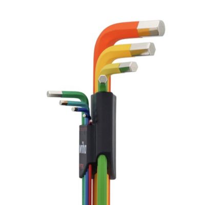 Image showing  9 pc. Ball End Color Coded Hex L-Key Set - Metric