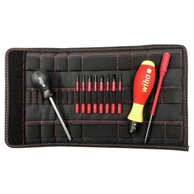 Image showing  11 pc. Insulated TorqueVario-S (10-50 In/lbs) and SlimLine Blade Set