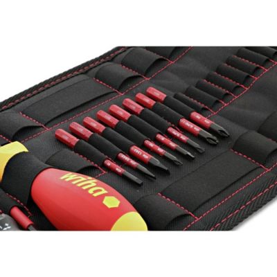 Image showing 7 th Wiha Tools 11 pc. Insulated TorqueVario-S (10-50 In/lbs) and SlimLine Blade Set