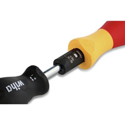 Image showing 8 th Wiha Tools 11 pc. Insulated TorqueVario-S (10-50 In/lbs) and SlimLine Blade Set