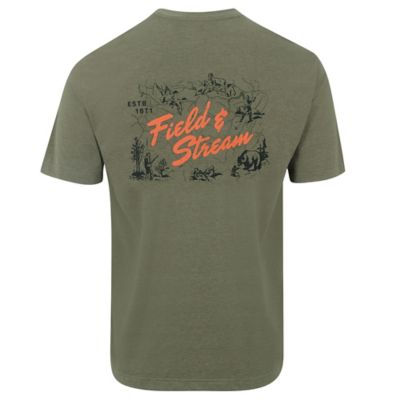 Field & Stream Men's Scenic Crew Neck Short-Sleeve T-Shirt