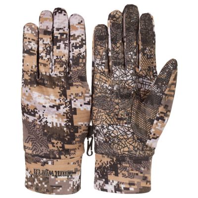 Huntworth Men's Macon Light Weight Stretch Grid Fleece Shooters Glove, Disruption