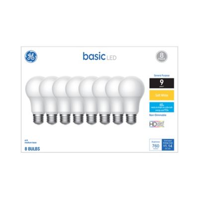 Image showing  Basic Soft White LED 60W A19, 8 pk.