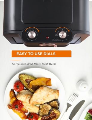 Image showing  Air Fryer Multi-Oven, 17-QT Multifunctional & Multi Level Air Fryer , 1500 Watt, Black