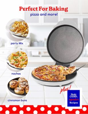 Image showing  Pizza Maker Plus, 12 in. Indoor Electric Grill, Nonstick Griddle Pan for Pizzas and more