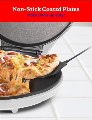 Image showing  Pizza Maker Plus, 12 in. Indoor Electric Grill, Nonstick Griddle Pan for Pizzas and more
