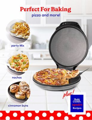 Image showing  Pizza Maker Plus, 12 in. Indoor Electric Grill, Nonstick Griddle Pan for Pizzas and more