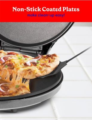 Image showing  Pizza Maker Plus, 12 in. Indoor Electric Grill, Nonstick Griddle Pan for Pizzas and more