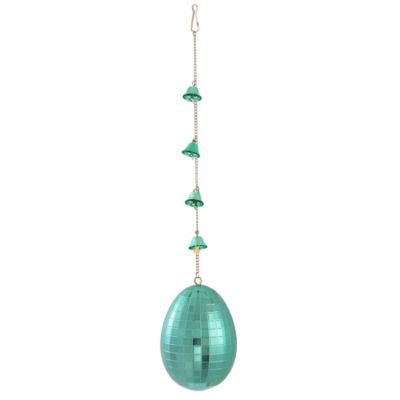 ImPECKables Disco Ball Chicken Toy, Teal
