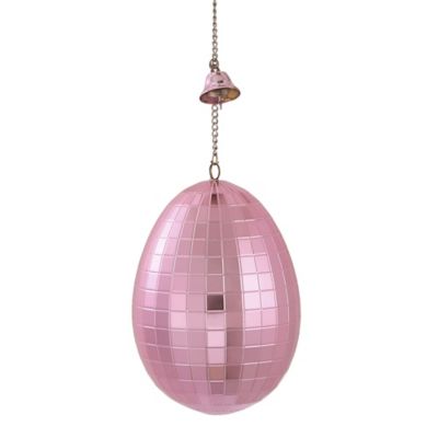 Image showing  Hanging Disco Ball for Chickens, Pink