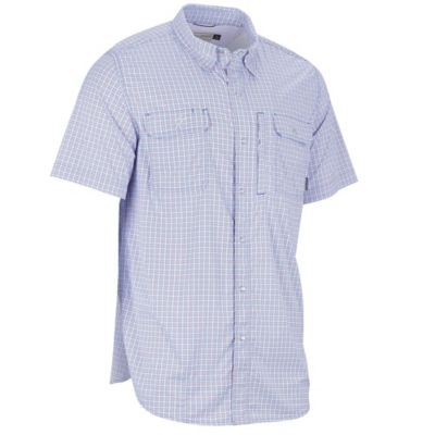 Image showing  Men's Plaid Short-Sleeve Button-Down Outdoors Shirt