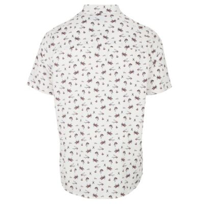 Image showing  Men's Patterned Short-Sleeve Button-Down Outdoorsman Shirt