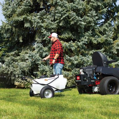 Image showing  15 gal. 2-Nozzle Broadcast Trailer Sprayer